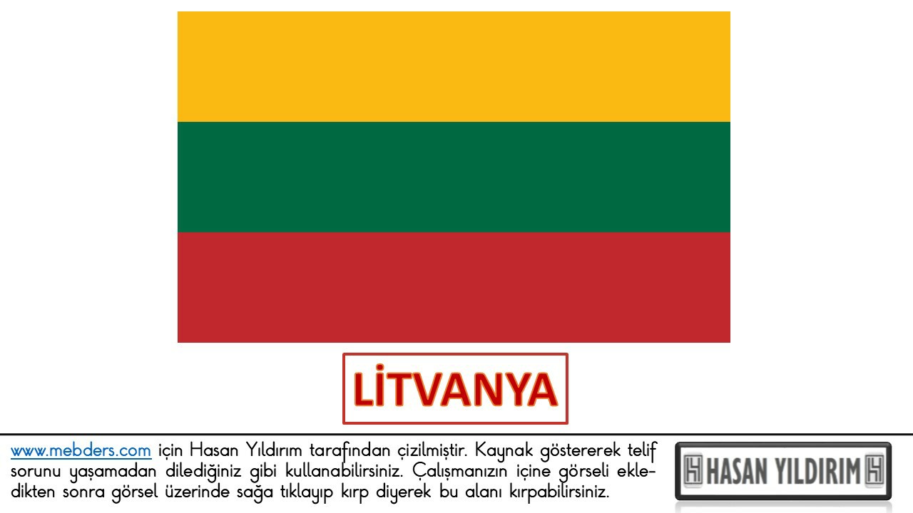 Litvanya Bayrağı PNG