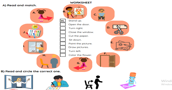 2.Sınıf Unit 3 In The Classroom Çalışma Kağıdı