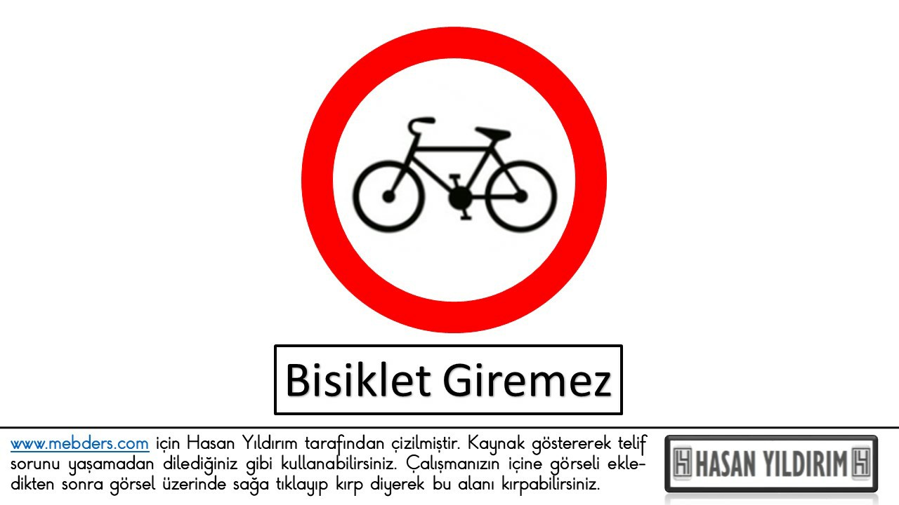 Bisiklet Giremez PNG