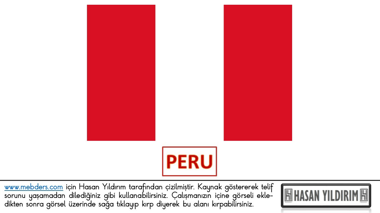 Peru Bayrağı PNG