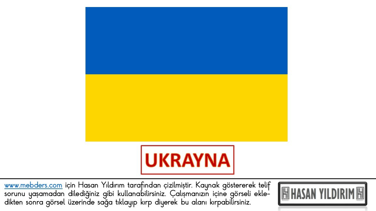 Ukrayna Bayrağı PNG