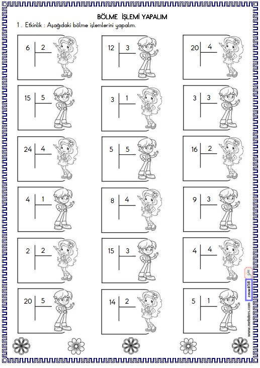 2. Sınıf Matematik Bölme İşlemini Kavrayalım Etkinliği 15