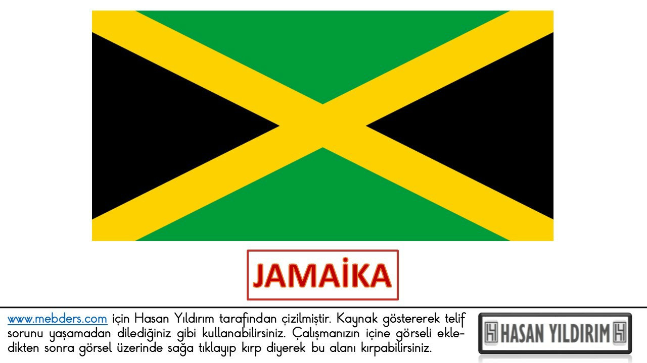 Jamaika Bayrağı PNG