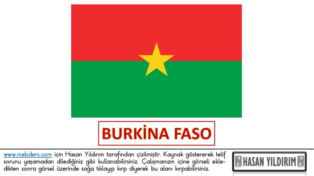 Burkina Faso Bayrağı PNG