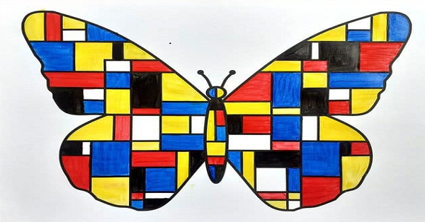 Mondrian Boyama Etkinlikleri (6 Çeşit)