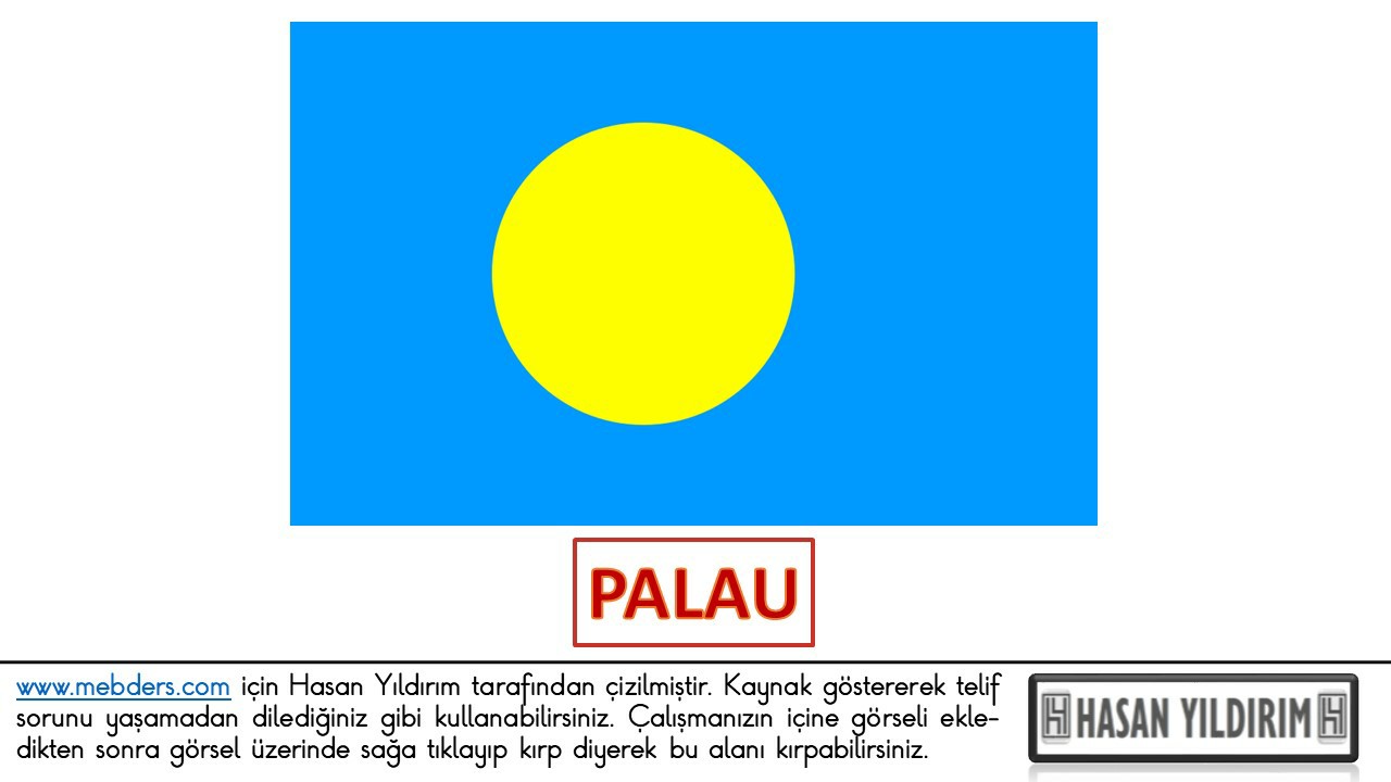 Palau Bayrağı PNG