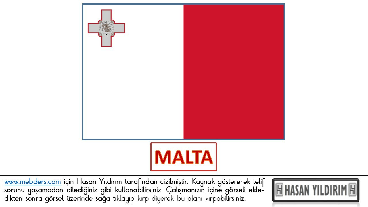 Malta Bayrağı PNG