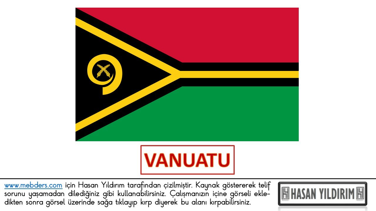 Vanuatu Bayrağı PNG