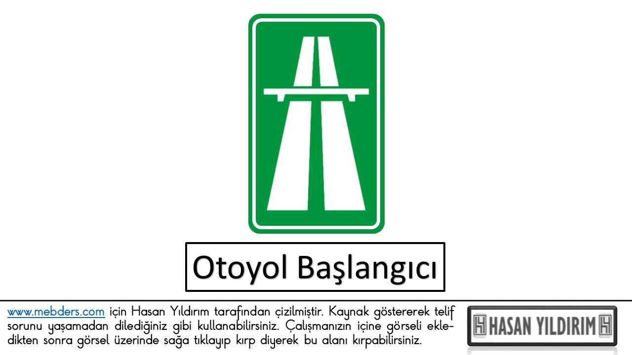 Otoyol Başlangıcı PNG