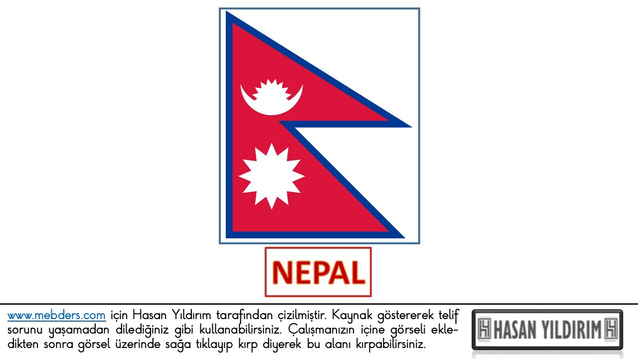 Nepal Bayrağı PNG