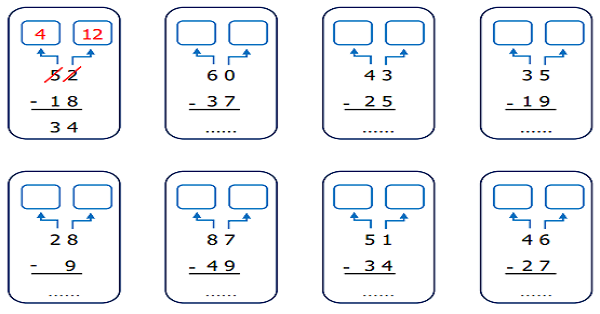 2.Sınıf Matematik Onluk Bozarak Çıkarma İşlemi Etkinliği 4