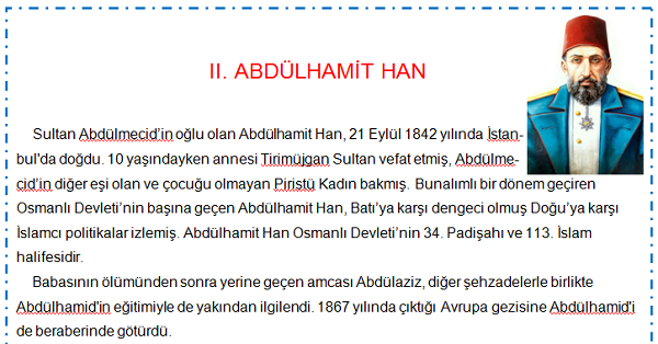 II. Abdülhamit Han Hayatı